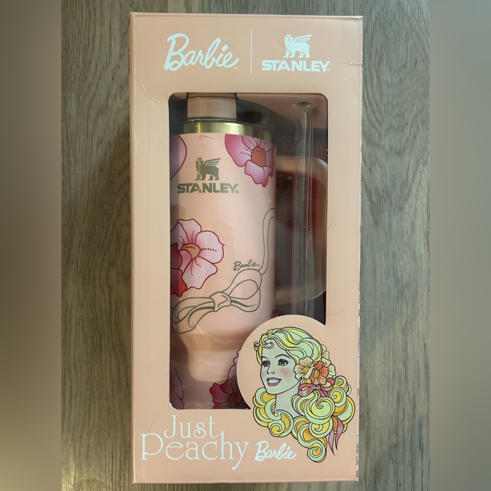 Stanley X Barbie Peaches N Cream Quencher Tumbler - Brand New in Box